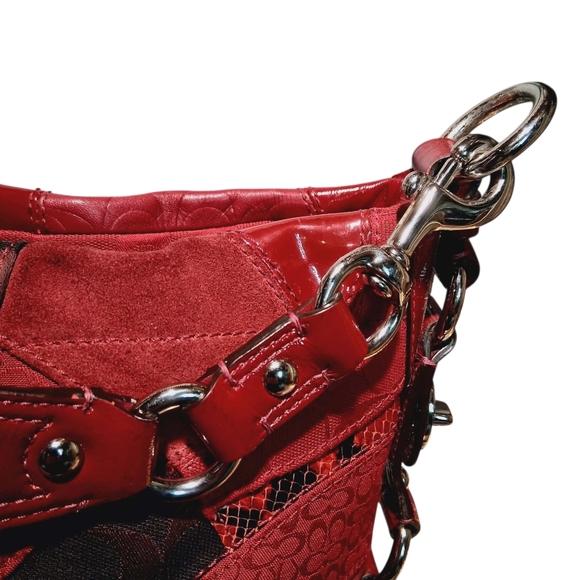 Coach Carly Patchwork Hobo shoulder bag. - Picture 8 of 12